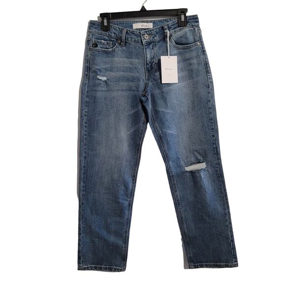 KanCan Distressed Straight Leg Ankle Jeans Blue 27 NEW - Picture 10 of 10